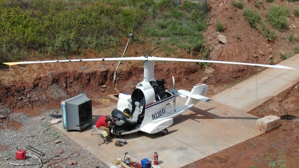 Krysning mellom helikopter og privatfly i lufta