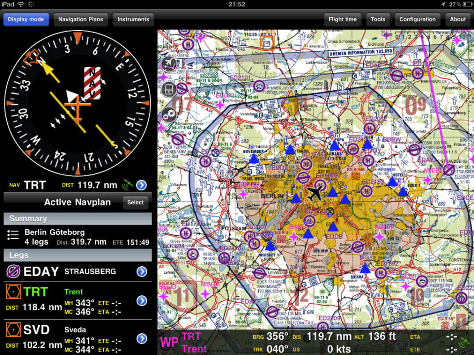 Avinor lanserer iPad-kart for privatflygere