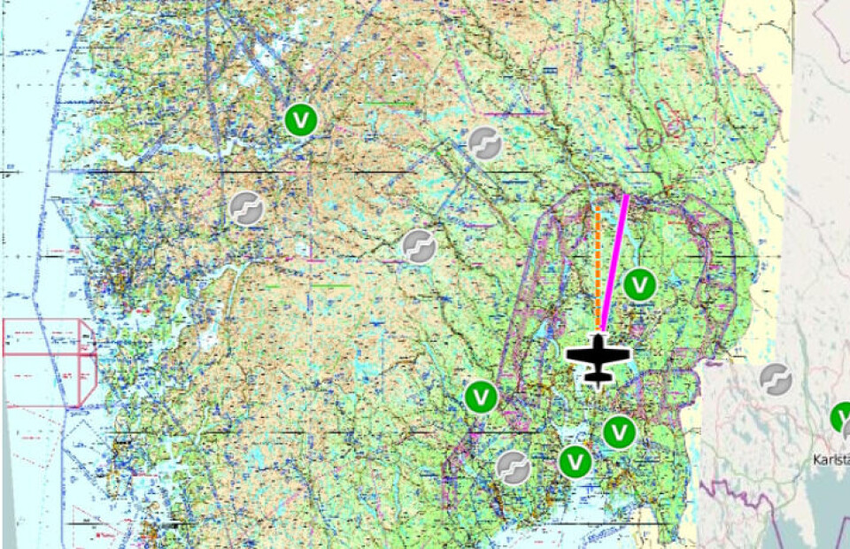 Norske ICAO-kart har kommet på lesebrett