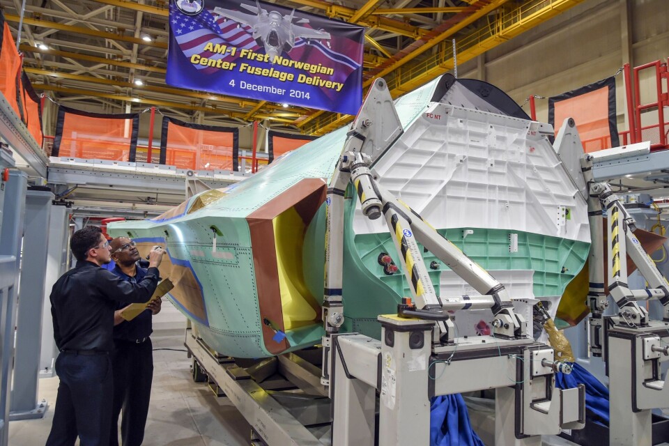 Første norske F-35 tar form