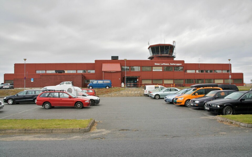 Det spøker for Skien lufthavn Geiteryggen