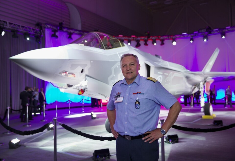 Norges første F-35 rulles ut i Texas