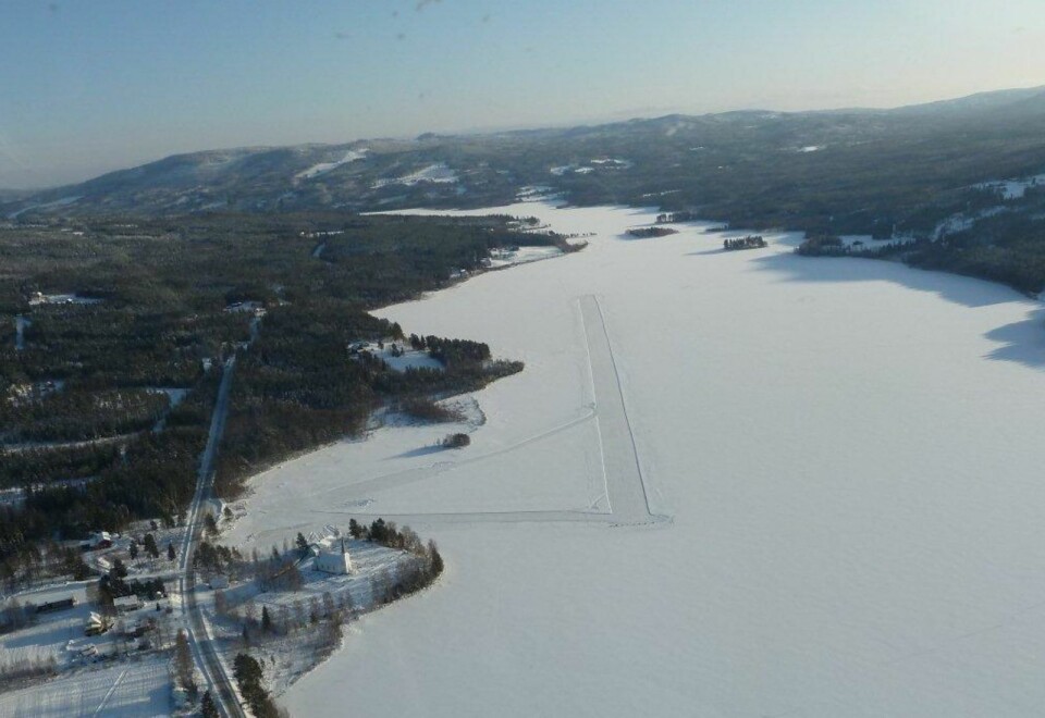 Nå åpner Vermundsjøen isbane