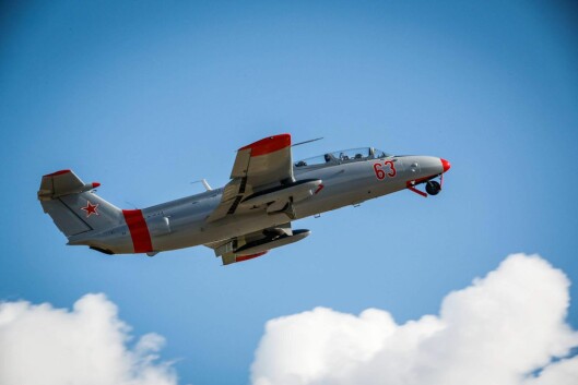 BORTE: L29 Viper var et av flyene som forsvant i brannen. BORTE: L29 Viper var et av flyene som forsvant i brannen.