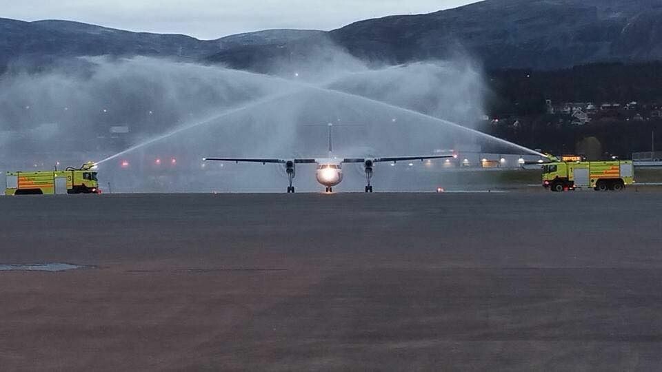 I TROMSØ: FlyVikings første fly, «Faravid», landet i ettermiddag på norsk jord. I TROMSØ: FlyVikings første fly, «Faravid», landet i ettermiddag på norsk jord.