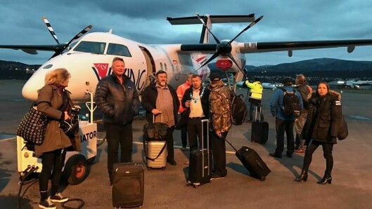 I TROMSØ: FlyVikings første Dash 8 har ankommet Norge. Ytterligere fire maskiner er ventet å følge etter i løpet av det neste halvåret.