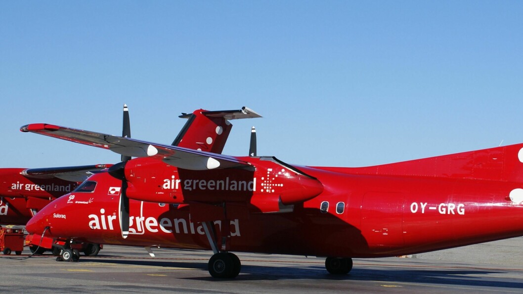 HANDLEKRAFTIG: Pilotene ombord en Dash 8 fra Greenland Air grep inn da en Cessna i det samme området fikk store problemer.