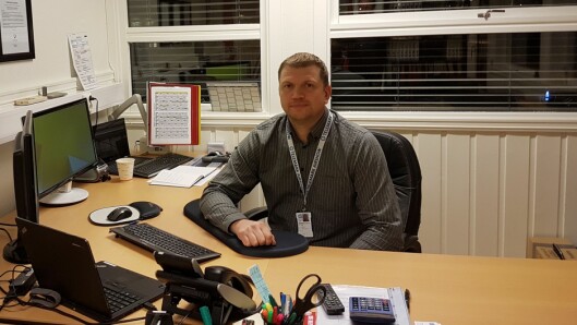 FLYPLASSJEF PÅ NOTODDEN: Dag Flåterud. FLYPLASSJEF PÅ NOTODDEN: Dag Flåterud.