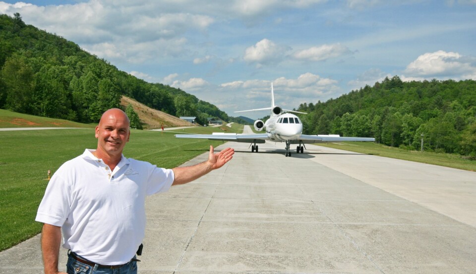 SJEFEN: Mike Chiochetti er grunnleggeren av Heaven’s Landing.