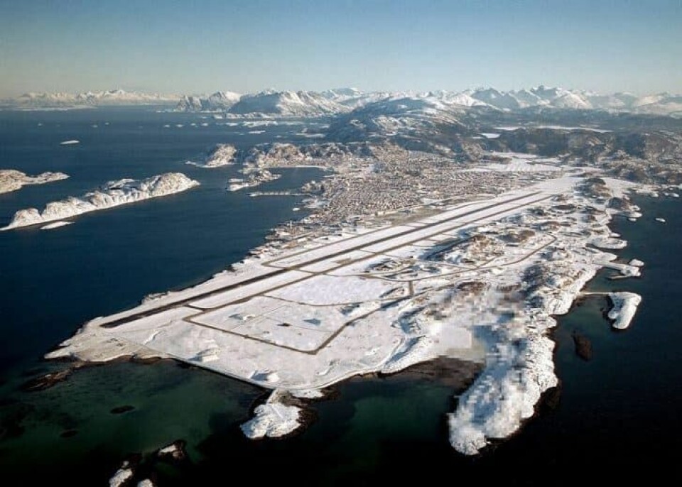 NY FLYPLASS: Avinor og de øvrige transportetatene gikk inn for å bygge ny lufthavn i Bodø i sitt forslag til Nasjonal transportplan. Foto: Bodø Hovedflystasjon
