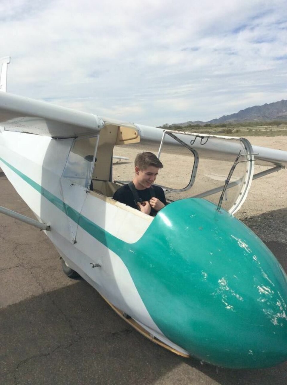 FLYDILLA: Espen Christopher Zahl har hatt flydilla så lenge han kan huske.