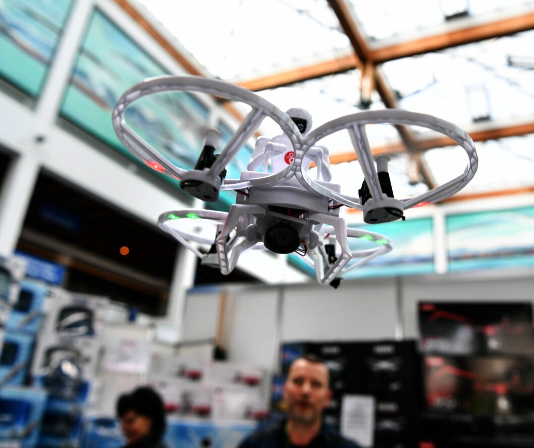Foyer West: Quadcopter Prober. Foyer West: Quadcopter Prober.