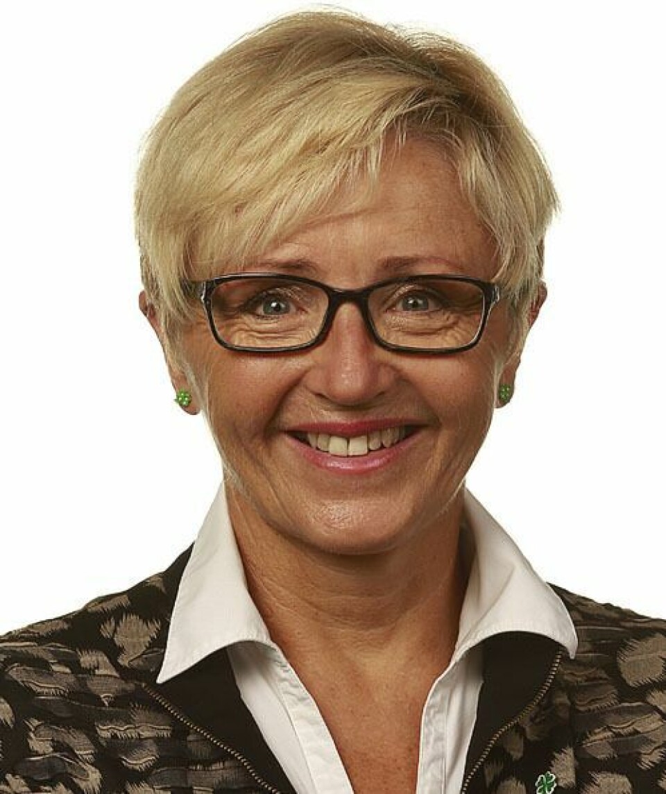 Senterpartiets Liv Signe Navarsete mener Kjeller flyplass er for viktig til å selges ut.