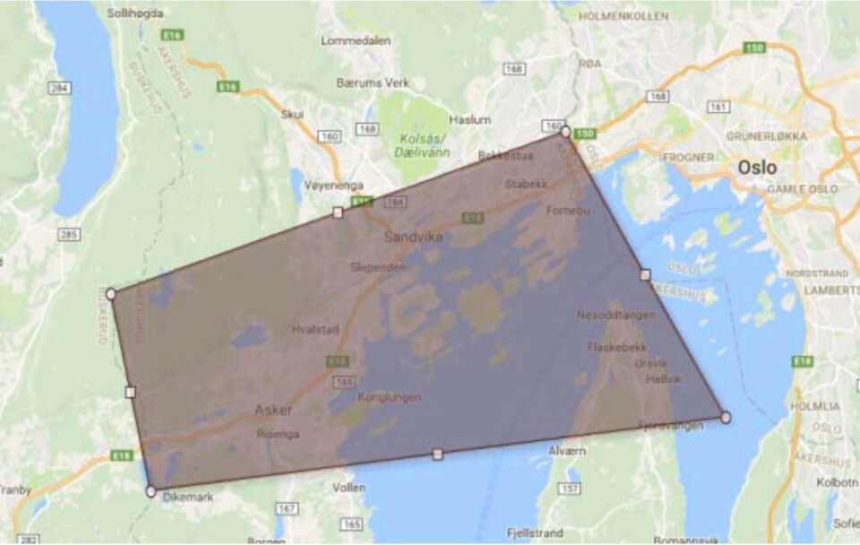 Det innføres restriksjonsområde over Oslo og Akershus i forbindelse med kongeparets 80-årsfeiring.