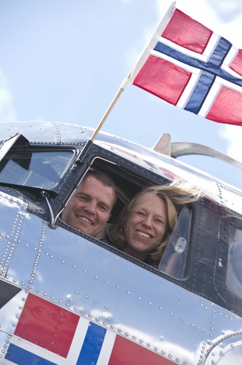 Ap-politiker Anniken Huitfeldt fikk seg en tur i Dakotaen.