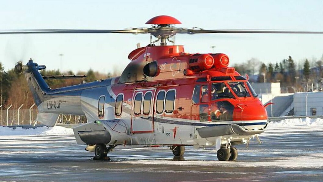 PÅ BAKKEN: Flyforbudet for Super Puma oppheves. Helikoptrene har stått på bakken siden Turøy-ulykken i april 2016.