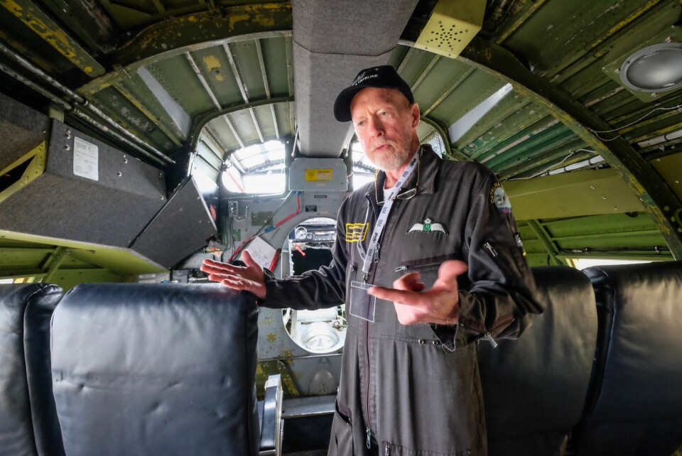 SJEFEN: Mike Connally er crew chief på PBY Catalina.