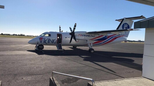 TREDJE FLY: Her er det nyeste tilskuddet i FlyVikings flypark. Foto: Privat TREDJE FLY: Her er det nyeste tilskuddet i FlyVikings flypark. Foto: Privat