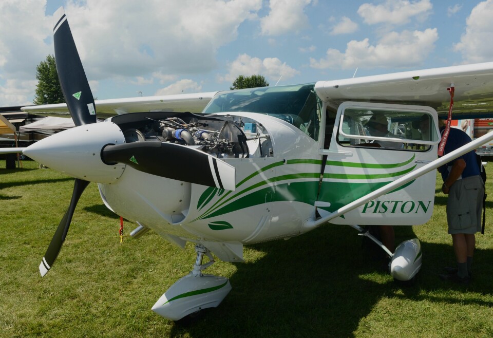DRIVSTOFF-EFFEKTIV: Soloy mener den modifiserte Cessnaen kan redusere drivstofforbruket med opptil 35 prosent.