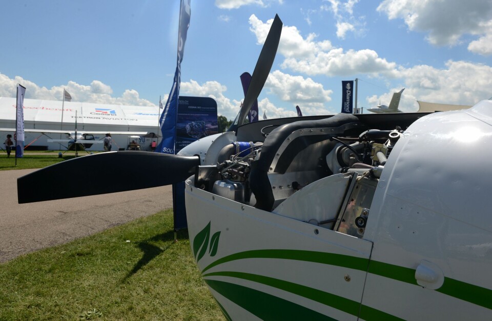 KONFIGURERT: Flyet som blir vist frem under Oshkosh er utstyrt med en SMA SR305-230E-motor fra franske Safran. KONFIGURERT: Flyet som blir vist frem under Oshkosh er utstyrt med en SMA SR305-230E-motor fra franske Safran.