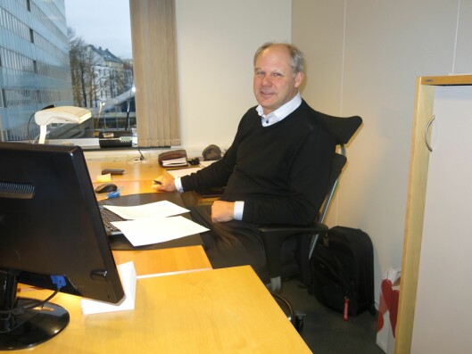 POSITIV: Generalsekretær i NLF, John Eirik Laupsa, har stor tro på et nytt allmennflyanlegg i Sørum.