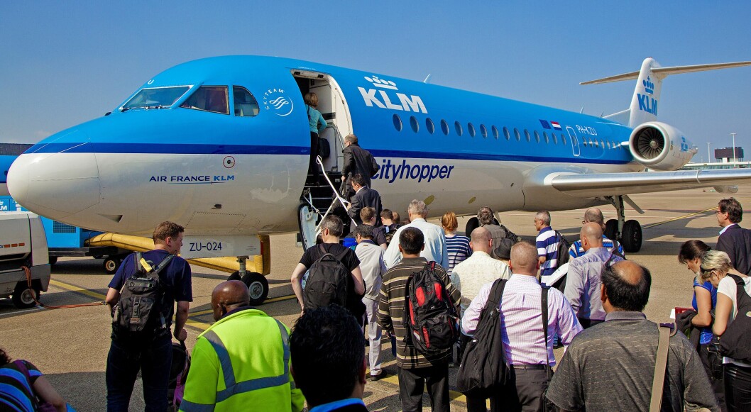 SISTE FOKKER: I morgen flyr en Fokker 70 fra London Heathrow til Amsterdam. Med flyvningen hjem fra Heathrow er en æra i selskapets historie slutt. SISTE FOKKER: I morgen flyr en Fokker 70 fra London Heathrow til Amsterdam. Med flyvningen hjem fra Heathrow er en æra i selskapets historie slutt.