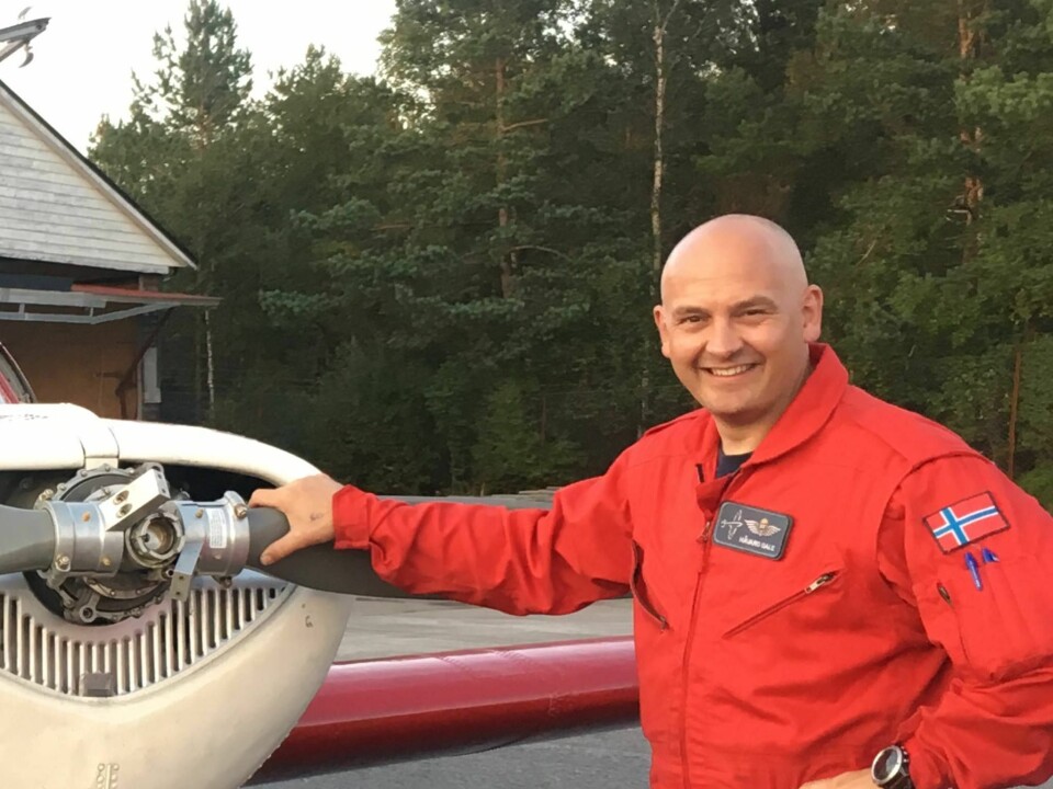 EN LUFTENS MANN: Håvard Dale er en kjent skikkelse i flymiljøet i Bergen. Han har fløyet nærmest så lenge han kan huske.