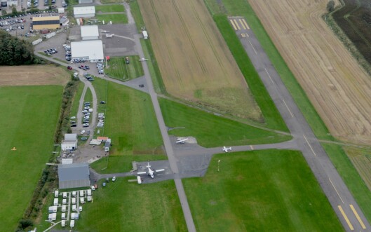 SENTERET: Jarlsberg sett fra luften. SENTERET: Jarlsberg sett fra luften.