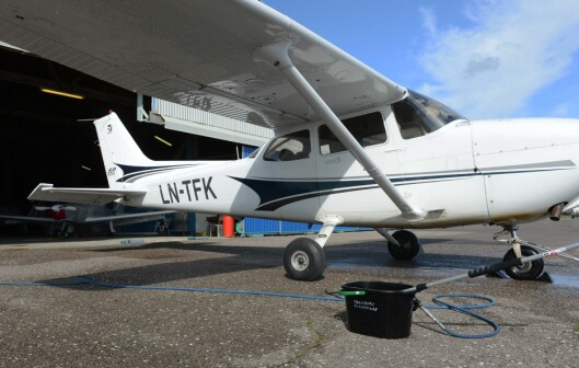 CESSNA: LN-TFK er en av maskinene i Tønsberg Flyveklubbs flypark. CESSNA: LN-TFK er en av maskinene i Tønsberg Flyveklubbs flypark.