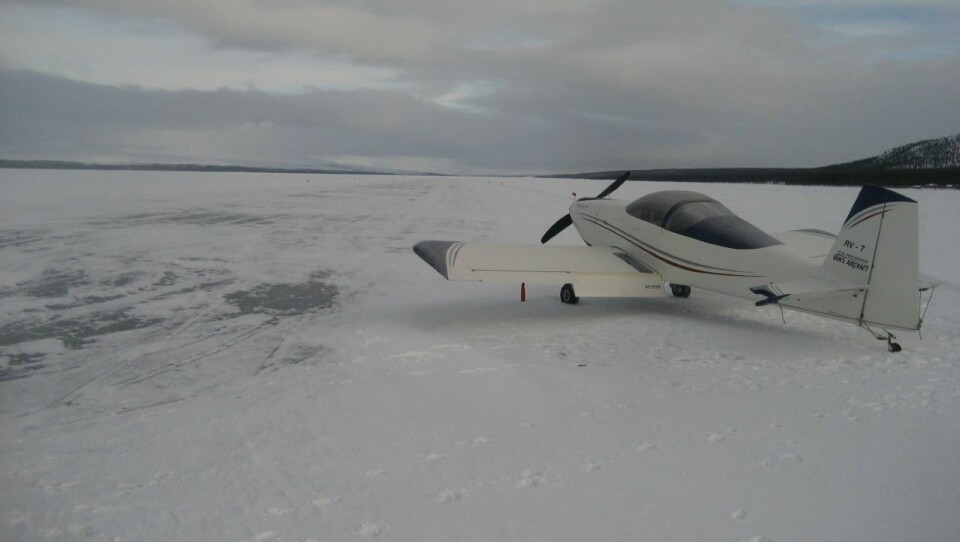 Rullebanen er åpen så lenge forholdene tillater det.