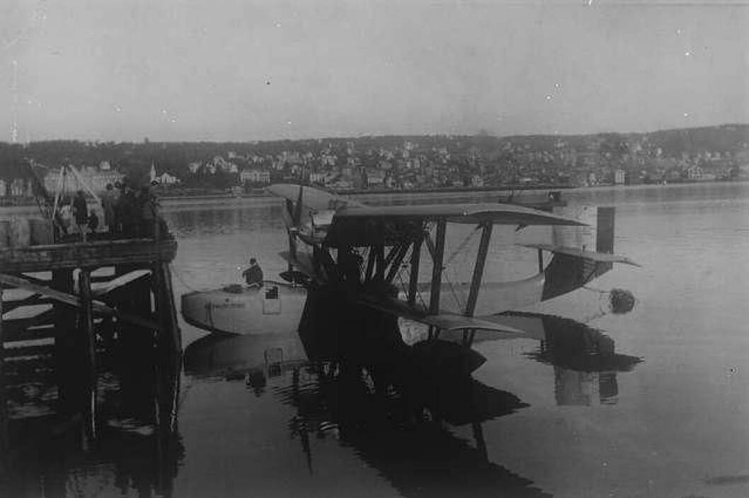 Flybåten Latham var på samme måte som luftskipet Norge Amundsens hjertebarn, men den skulle også bli hans bane. Foto: Wiki commons Flybåten Latham var på samme måte som luftskipet Norge Amundsens hjertebarn, men den skulle også bli hans bane. Foto: Wiki commons