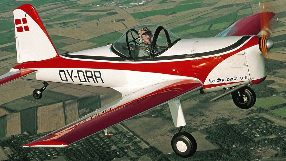 Denne gamle danske og veldig aerobatiske KZ VIII deltok i Vintage Aerobatic World Championship.Foto: Ole Steen Hansen