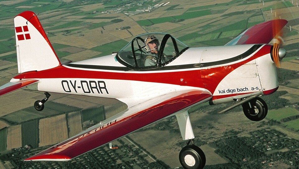 Denne gamle danske og veldig aerobatiske KZ VIII deltok i Vintage Aerobatic World Championship.Foto: Ole Steen Hansen