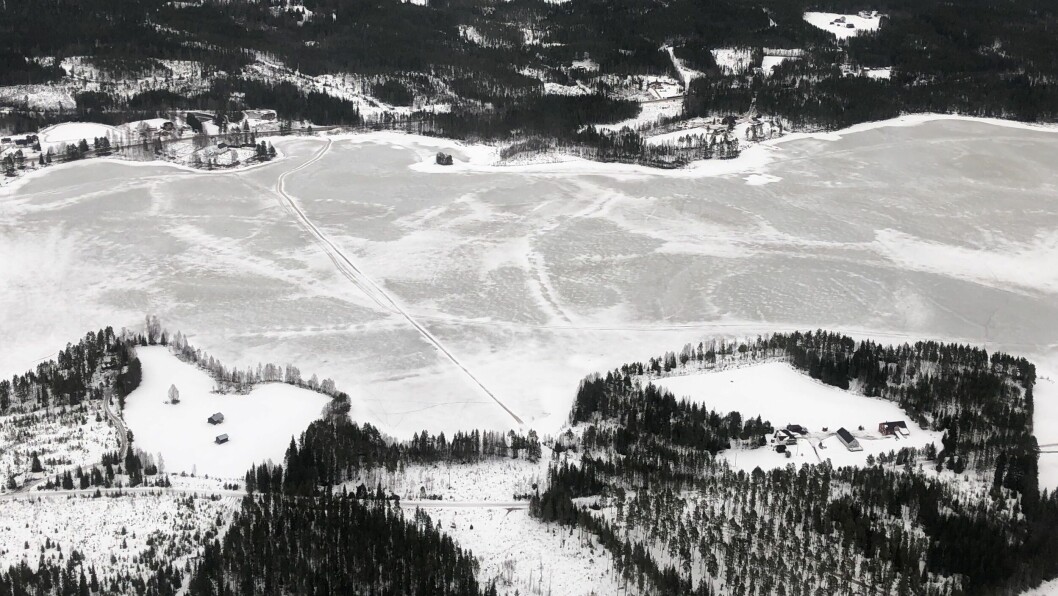 Slik så det ut på Vermundsjøen i går ettermiddag, onsdag 27.02.2019. Slik så det ut på Vermundsjøen i går ettermiddag, onsdag 27.02.2019.