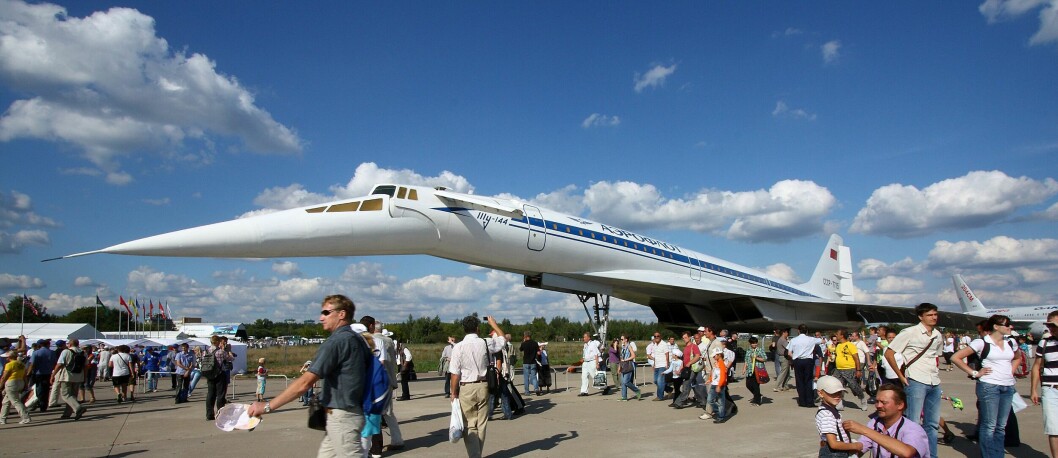     Dette flyet flyr ikke lenger, men det ble vist frem under MAKS – Moskvas Air Show i 2011. Foto:            Doomych/Wikimedia Commons.