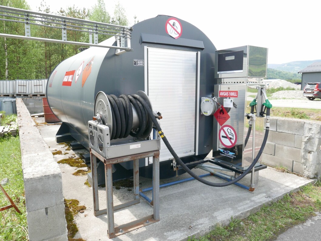Avgas-anlegget på Frya. Avgas-anlegget på Frya.