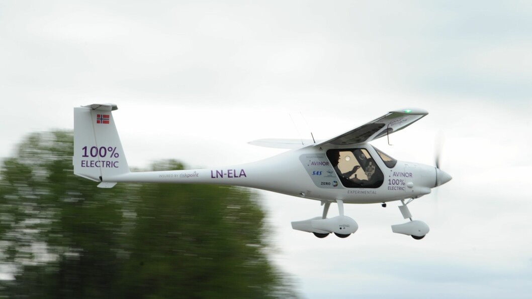 NORGES FØRSTE: LN-ELA er Norges første elektriske motorfly. Timeprisen ligger på om lag 15 kroner.030. NORGES FØRSTE: LN-ELA er Norges første elektriske motorfly. Timeprisen ligger på om lag 15 kroner.030.