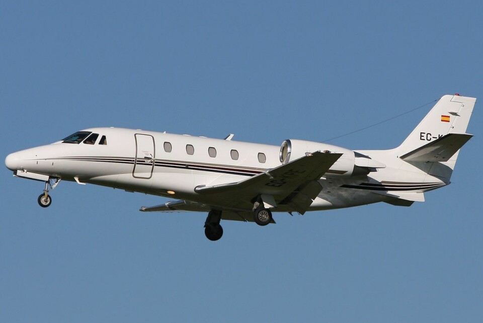 Det var et fly av typen Cessna 560XL som tok fyr på rullebanen i Aarhus. Flyet på bildet er ikke identisk med flyet som omtales i artikkelen. Det var et fly av typen Cessna 560XL som tok fyr på rullebanen i Aarhus. Flyet på bildet er ikke identisk med flyet som omtales i artikkelen.
