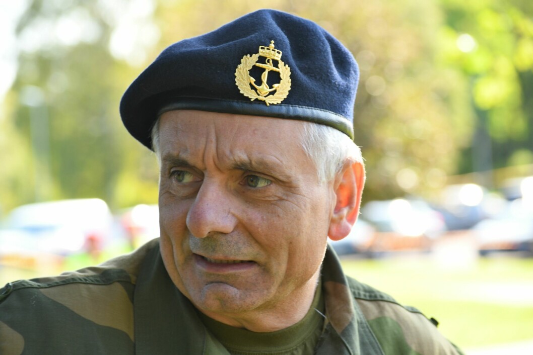 Prosjektleder for Forsvarets fornyede rekvisisjonsordning, kommandørkaptein Rune Furevik.