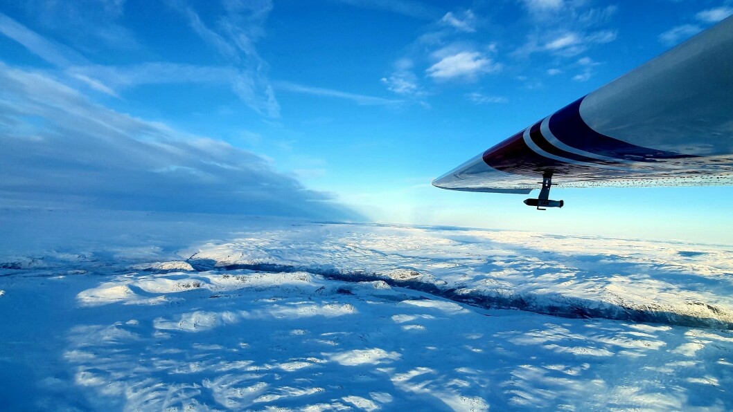 Nydelig utsikt over Hardangervidda!