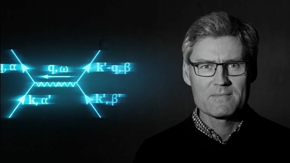GLAD I MATEMATISK FYSIKK: Asle Sudbø fikk en kick start på karrieren da artikkelen han skrev om høytemperatur-superledere i magnetfelt fikk et stort nedslagsfelt. Foto: Geir Mogen / NTNU