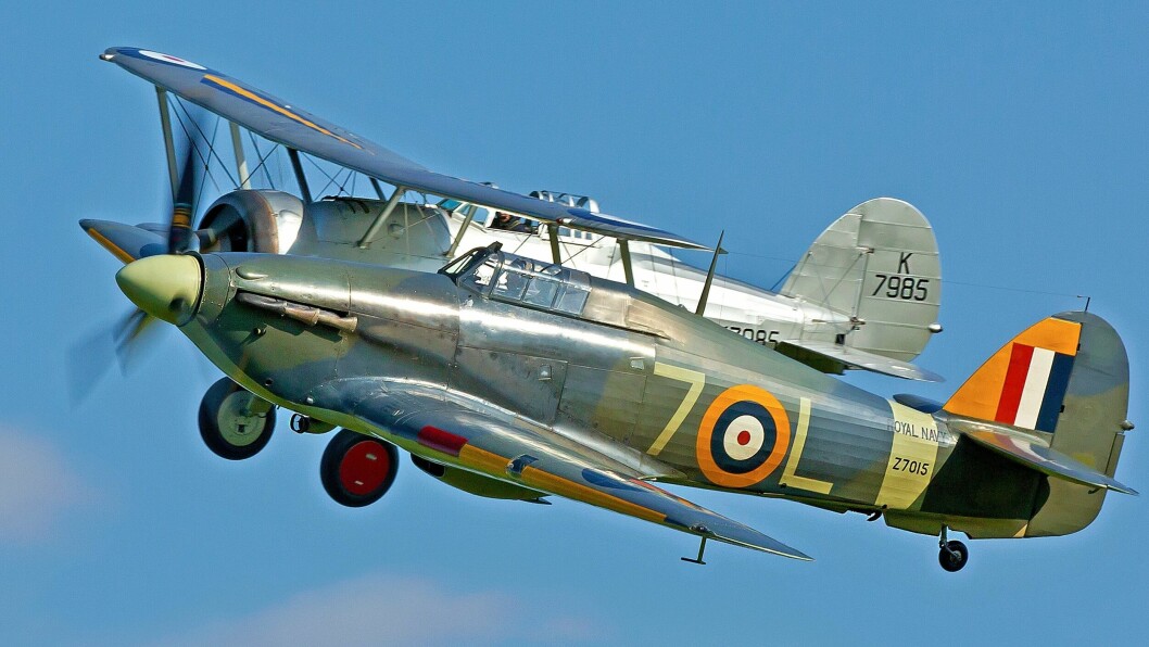 Sea Hurricane og Gladiator – to av flyene fra Shuttleworth Collection som kan opleves virtuelt fra søndag 3. mai. Sea Hurricane og Gladiator – to av flyene fra Shuttleworth Collection som kan opleves virtuelt fra søndag 3. mai.