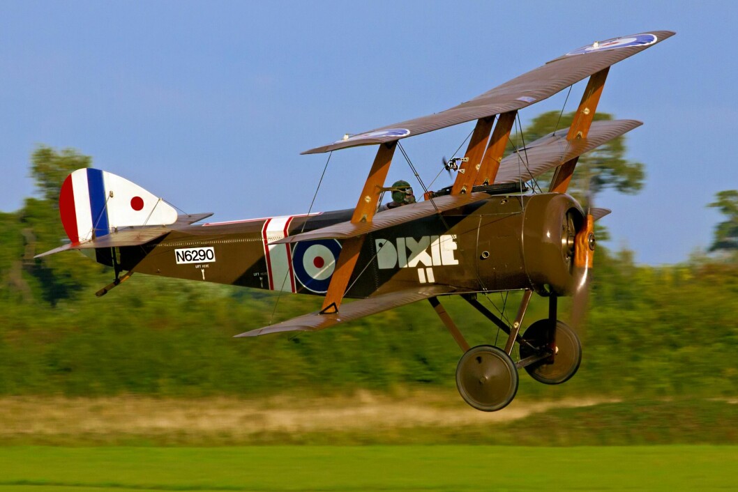 Sopwith Triplane – en anden sjeldenhet, som vil kunne sees når samlingen inviterer til online flyshow. Sopwith Triplane – en anden sjeldenhet, som vil kunne sees når samlingen inviterer til online flyshow.