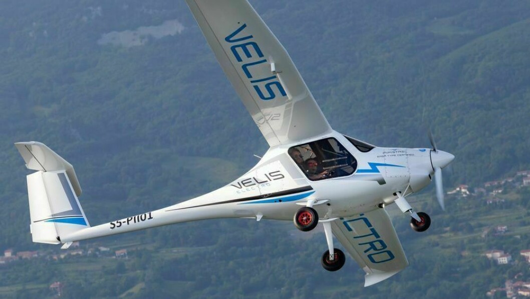 KOMMER TIL NORGE: Pipistrel Velis Electro. Foto: Pipistrel KOMMER TIL NORGE: Pipistrel Velis Electro. Foto: Pipistrel