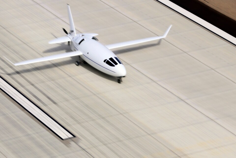 Modell av Celera 500L. Foto: Otto Aviation Group.