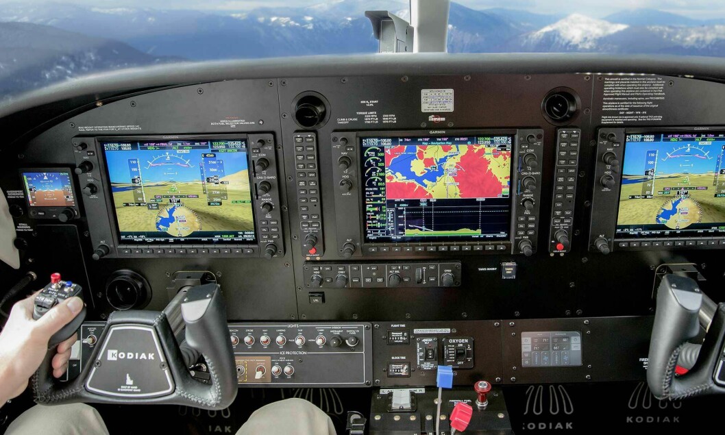 Kodiak 100 har mange bruksområder og en oppdatert avionikk. Foto: Daher. Kodiak 100 har mange bruksområder og en oppdatert avionikk. Foto: Daher.