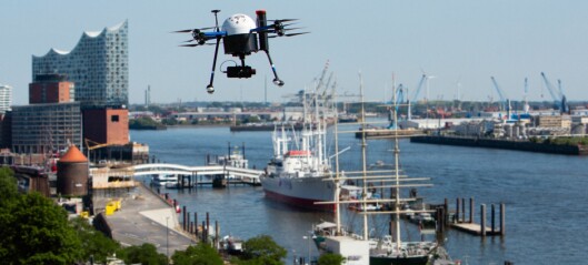 Første trafikksystem for droner i drift i Hamburg