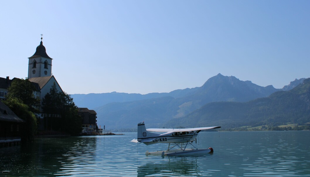 WOLFGANGSEE: Det siste stoppet før vi kom frem til Italia var på denne østerrikske innsjøen nær Salzburg.