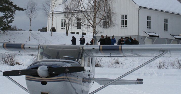 Åsnes Finnskog kirke er klar til å ta imot flygende gjester neste helg. Foto: Via Thomas Midtsund