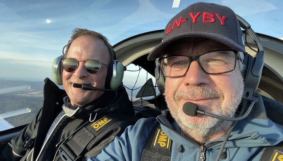 Morten Thorkildsen, til venstre, og Jens Erik Pettersen.Click to add image caption Morten Thorkildsen, til venstre, og Jens Erik Pettersen.Click to add image caption